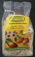 Mängden socker i Mandelblättchen blanchiert