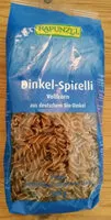 Mängden socker i Dinkel-Spirelli Vollkorn