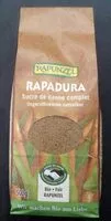 Mängden socker i Rapadura - Sucre de canne complet