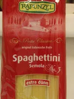 Mängden socker i Spaghettini Semola No. 3