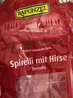 Mängden socker i Spirelli mit Hirse
