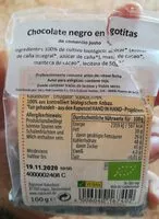Mängden socker i Chocolate negro en gotitas