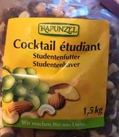 Mängden socker i Cocktail etudiant