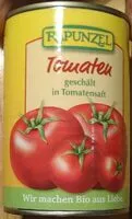 Mängden socker i Tomaten ganz geschält
