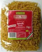 Mängden socker i Spirelli Semola