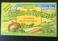 Mängden socker i Bouillon de légumes Cubes sans levure
