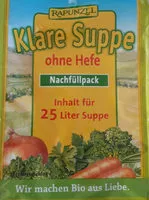 Mängden socker i Bouillon sans levure - Klare Suppe