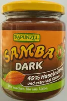Mängden socker i Samba dark
