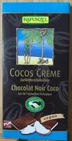 Mängden socker i Rapunzel Cocos Creme Zartbitter Schokolade, 100 GR Stück