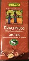 Mängden socker i Chocolat Au Lait & Noisettes Bio  Croc'nois