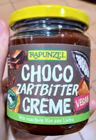 Mängden socker i Choco Zartbitter Creme