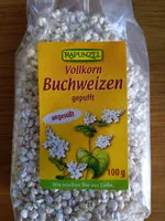 Mängden socker i Vollkorn Buchweizen gepufft
