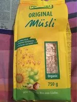 Mängden socker i Original müsli