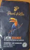 Mängden socker i Privat Kaffee Latin Grande