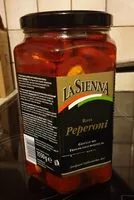 Mängden socker i gefüllte Pepperoni - Piment rouge farcis