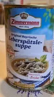 Mängden socker i Leberspätzlesuppe