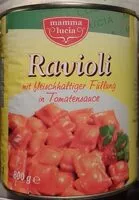 Mängden socker i Ravioli mit fleischhaltiger Füllung in Tomatensauce