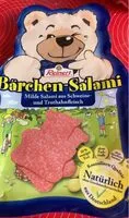 Mängden socker i Barchen - salami