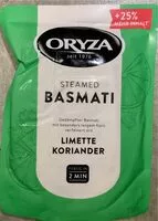 Mängden socker i Steamed Basmati Limetten Oriander