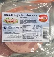Mängden socker i Roulade de jambon Alsacienne