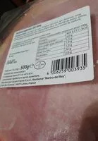 Mängden socker i Jambon Supérieur DD 500gr