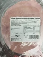 Mängden socker i Jambon cuit supérieur découenné dégraissé