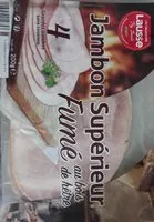 Mängden socker i Jambon Supérieur Fumé au bois de hêtre
