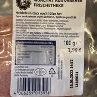 Mängden socker i Heidefrühstück