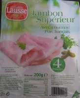 Mängden socker i Jambon cuit avec couenne