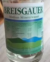Mängden socker i Medium Mineralwasser