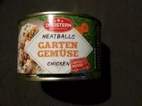Mängden socker i Meatballs Gartengemüse Chicken