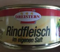 Mängden socker i Rindfleisch in eigenen Saft