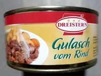 Mängden socker i Gulasch Rind