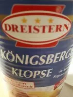 Mängden socker i Königsberger Klopse