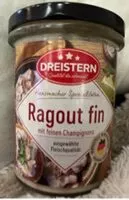 Mängden socker i Ragout fin