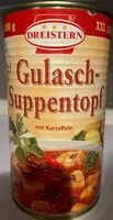 Mängden socker i Gulasch Suppe