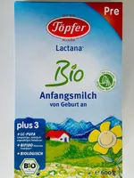 Mängden socker i Lactana Bio Anfangsmilch Pre