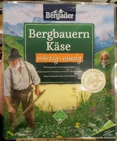 Mängden socker i Bergbauern Käse -  würzig-nussig