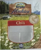 Mängden socker i Bergader Almkäse Chili