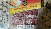 Mängden socker i Tiras de jamon curado
