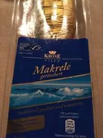 Mängden socker i Makrele geräuchert