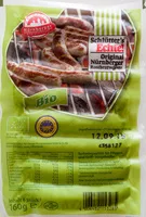 Mängden socker i Schlütter's Echte! Original Nürnberger