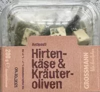 Mängden socker i Hirtenkäse & Kräuteroliven Antipasti