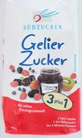 Mängden socker i Gelierzucker 3 plus 1