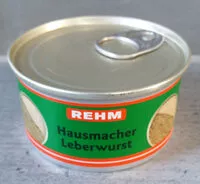 Mängden socker i Hausgemachter Leberwurst