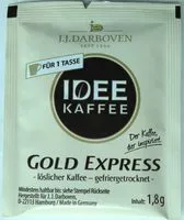 Mängden socker i Idee Kaffee Gold Express