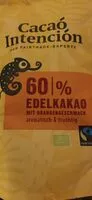 Mängden socker i 60% Edelkakao mit Orangengeschmack
