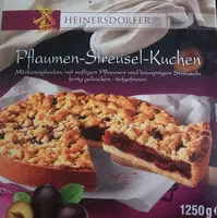 Mängden socker i Pflaumen-Streusel-Kuchen