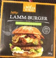 Mängden socker i Lamm Burger