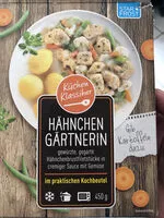 Mängden socker i Hähnchen Gärtnerin